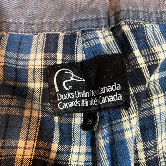 Ducks Unlimited Field Pants Grey Pattern Cargo Pockets 36X28 - Picture 4 of 8